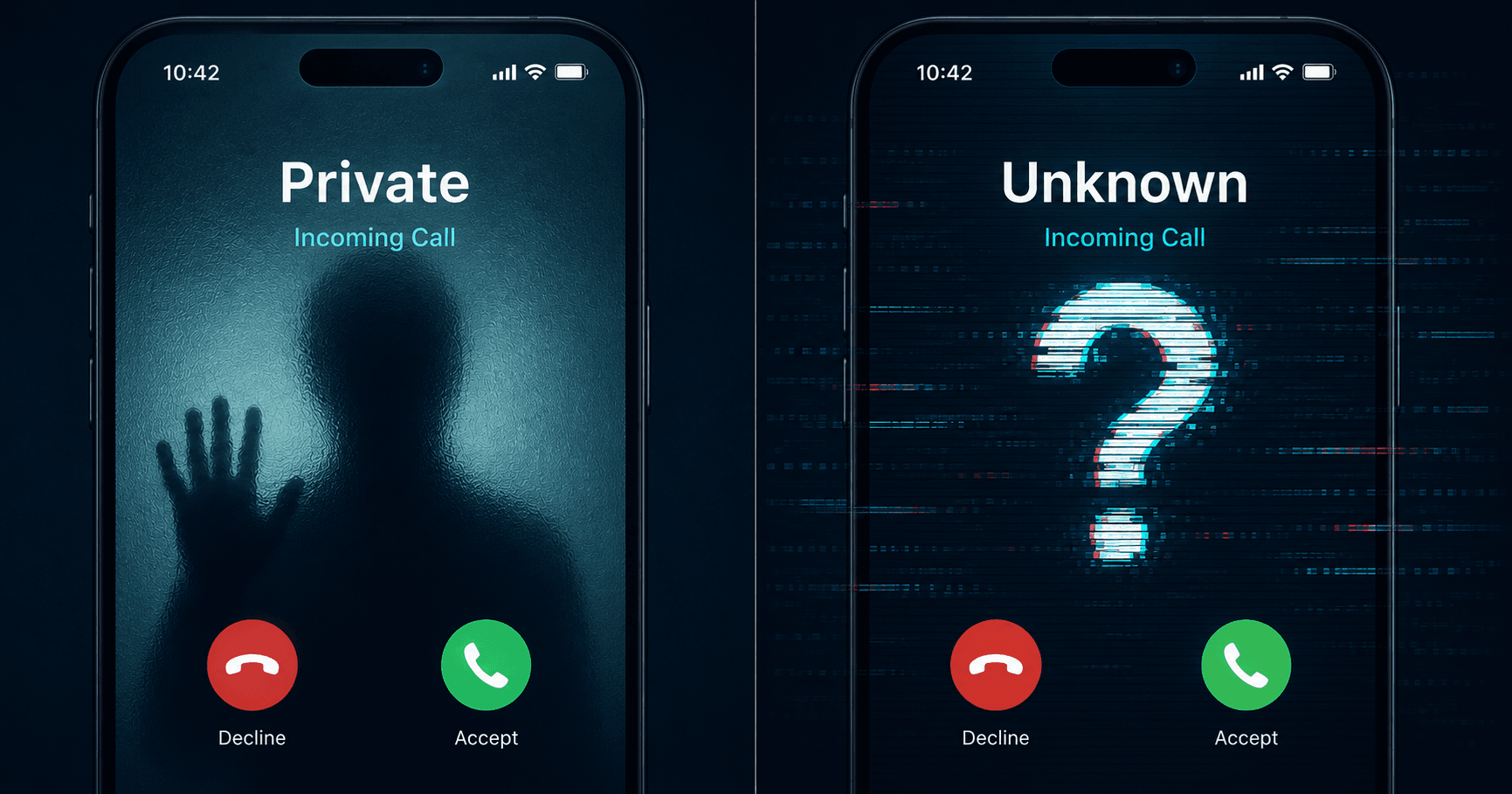 Private caller vs unknown caller: what is the real difference?